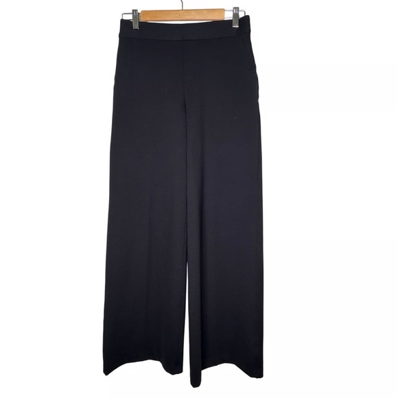 SPANX XS Black Ponte Wide Leg Pull-On Pant - Picture 3 of 8